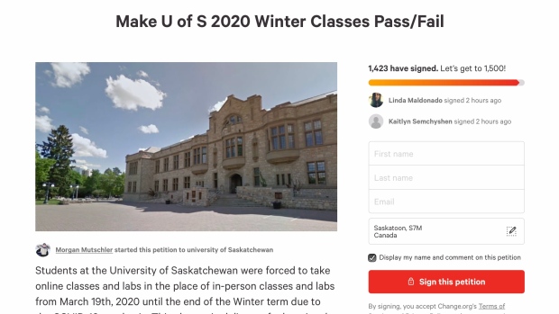 u of s petition